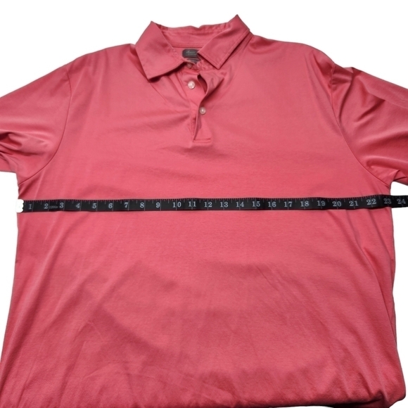 Daniel Cremieux Polo Shirt Short Sleeve Pink 100% Mercerized Cotton, Size Large - Picture 12 of 14